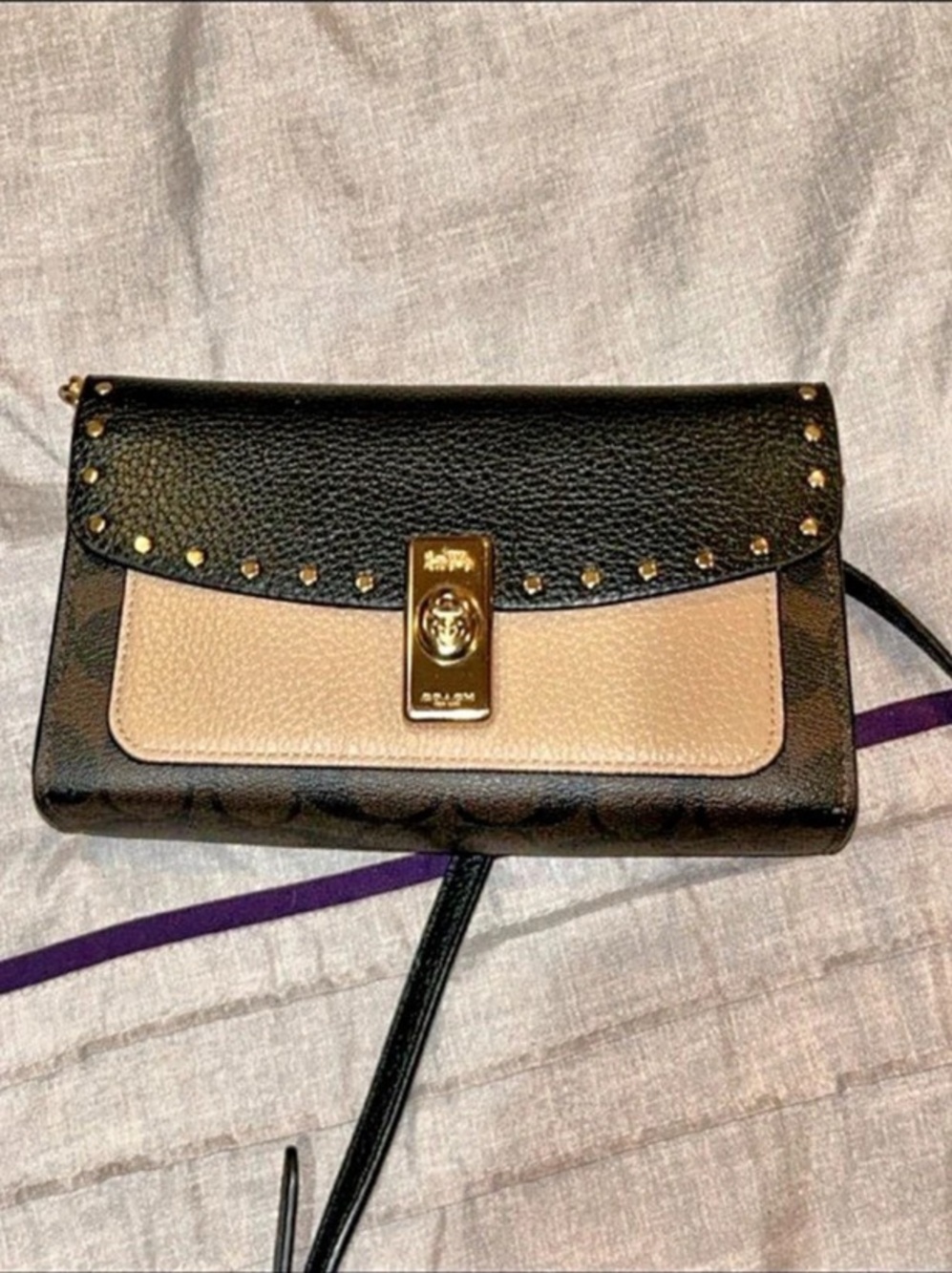Coach Lane Shoulder Bag in Signature Canvas Colorblock